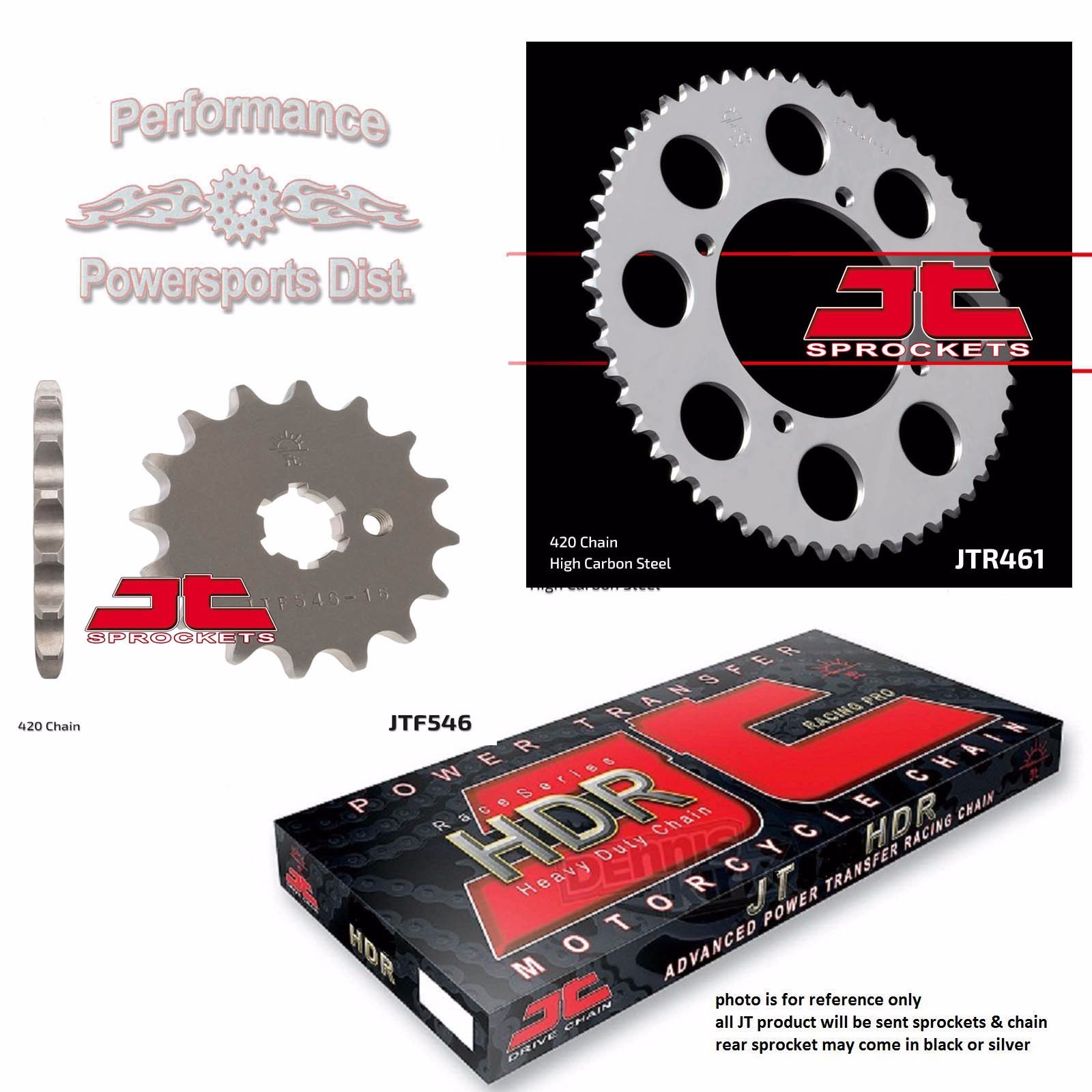 NEW JT SPROCKET & AND JT HDR CHAIN SET KAWASAKI KX85 14/52 (+2) 2001 – 2017