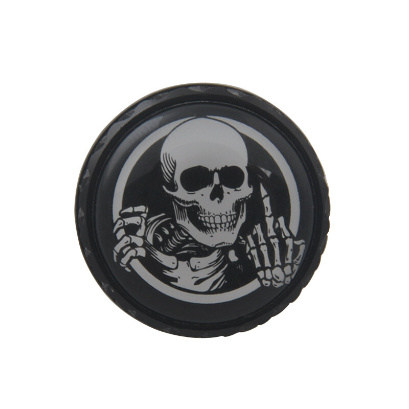 1PCS Rear Fender Seat Bolt Screw Nut Skull For Harley Touring Dyna Softail King