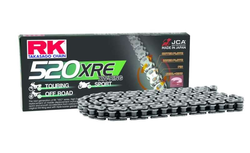 RK 520 XRE XW-Ring Chain 122 Links Natural