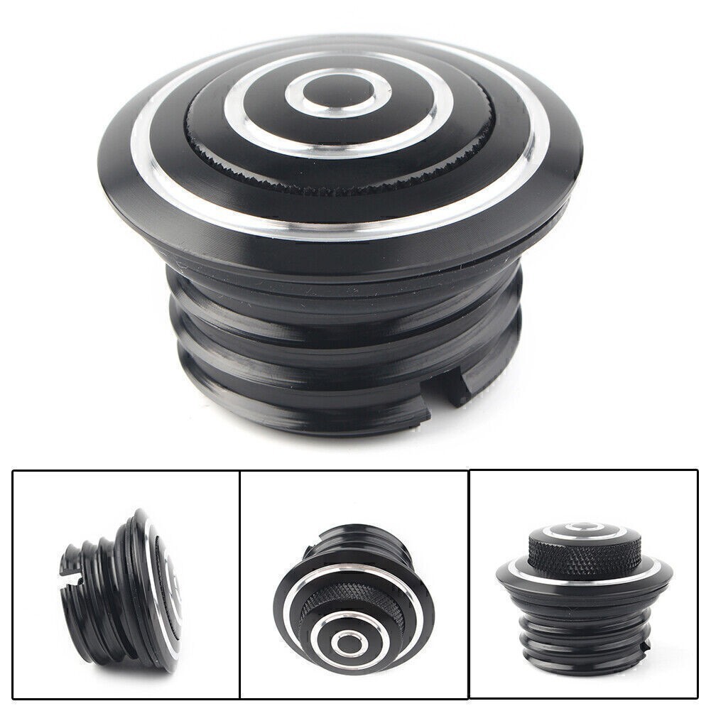 1X Gas Cap Fuel Oil Tank Cover For Harley Sportster XL883 XL1200 48 72 1996-16