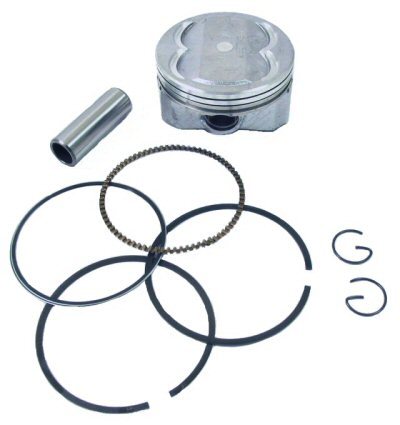 SSP-G (4V) 4 VALVE *61mm BORE* 172cc FLAT TOP PISTON & RINGS KIT FOR GY6