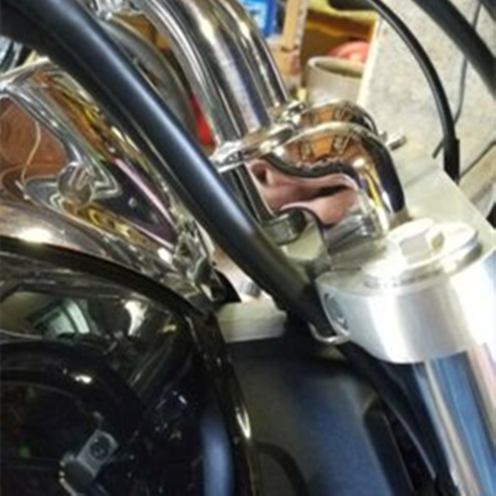 Motorcycle Handlebar Riser Handle Bar Clamps For Honda VTX1300C 2004-2009 Chrome