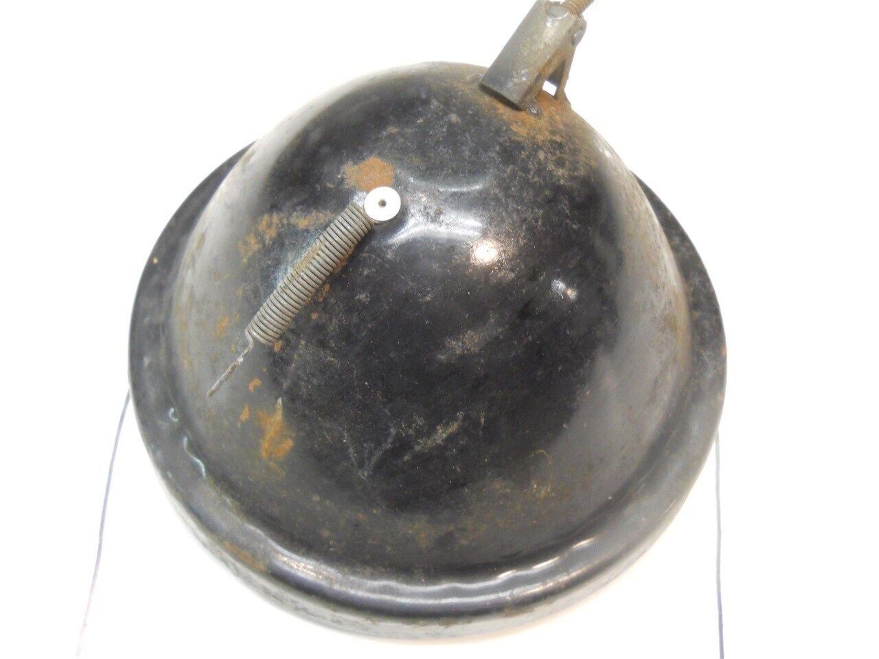 ANTIQUE MOTORCYCLE HEADLIGHT CASE 17.75″ D x 4.5″ H ? MAYBE HARLEY HD OTHER ?