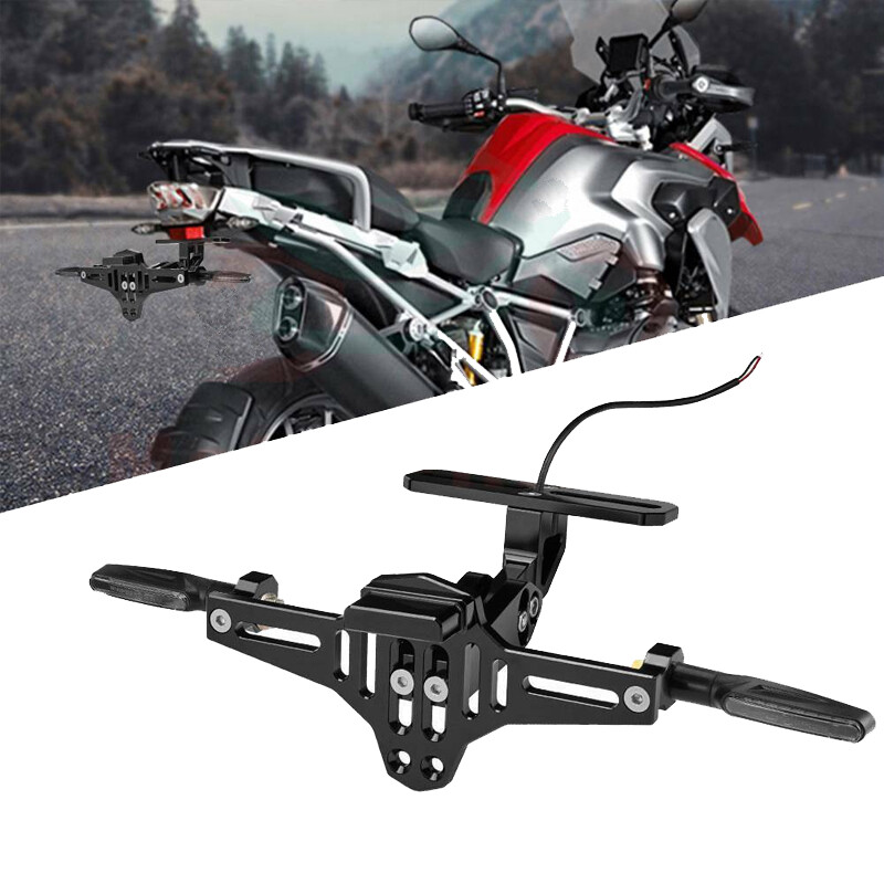 Motorcycle Durable Plate License Bracket Turn Signal For Suzuki Honda Yamaha