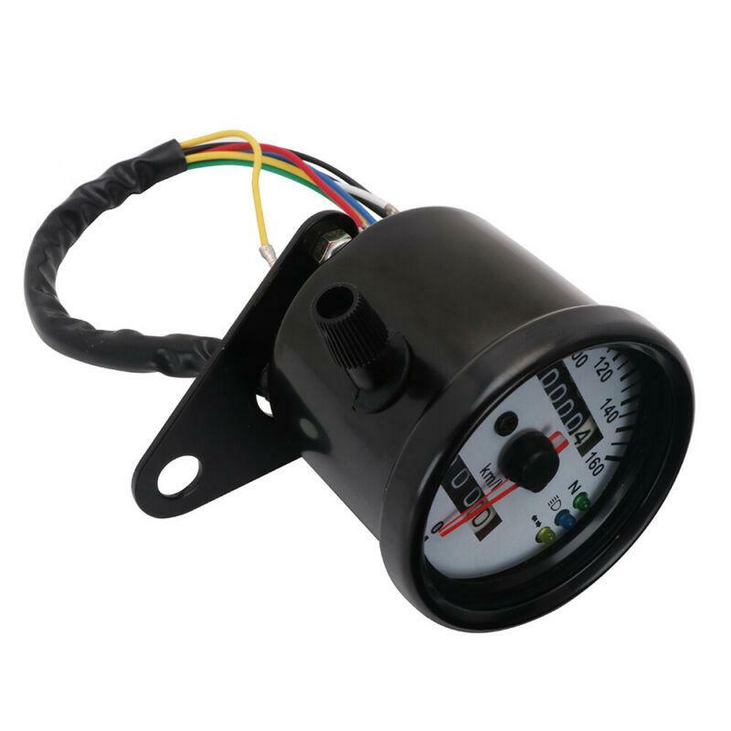 New 0-160 km/h LED Speedometer Odometer Meter Gauge DC 12V Universal Motorcycle