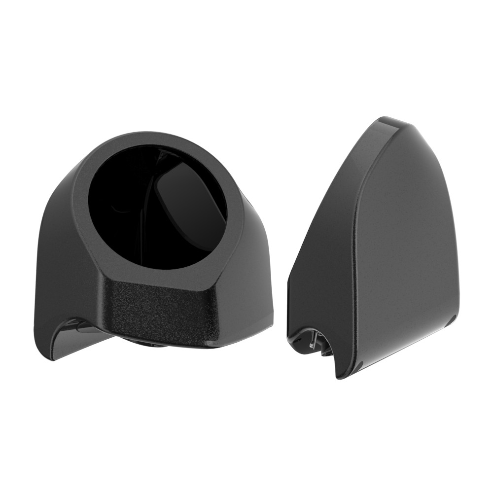 Fits Harley King Tour Pack BLACK QUARTZ Advanblack 6.5 inches Speaker Pods