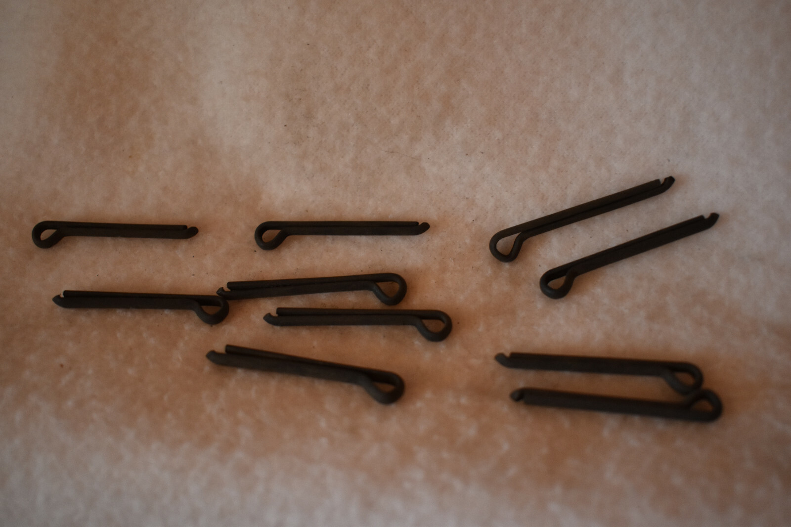 VINTAGE NOS OEM 10 HARLEY DAVIDSON 1/8″ X 1 1/4″ PARKERIZED COTTER PINS