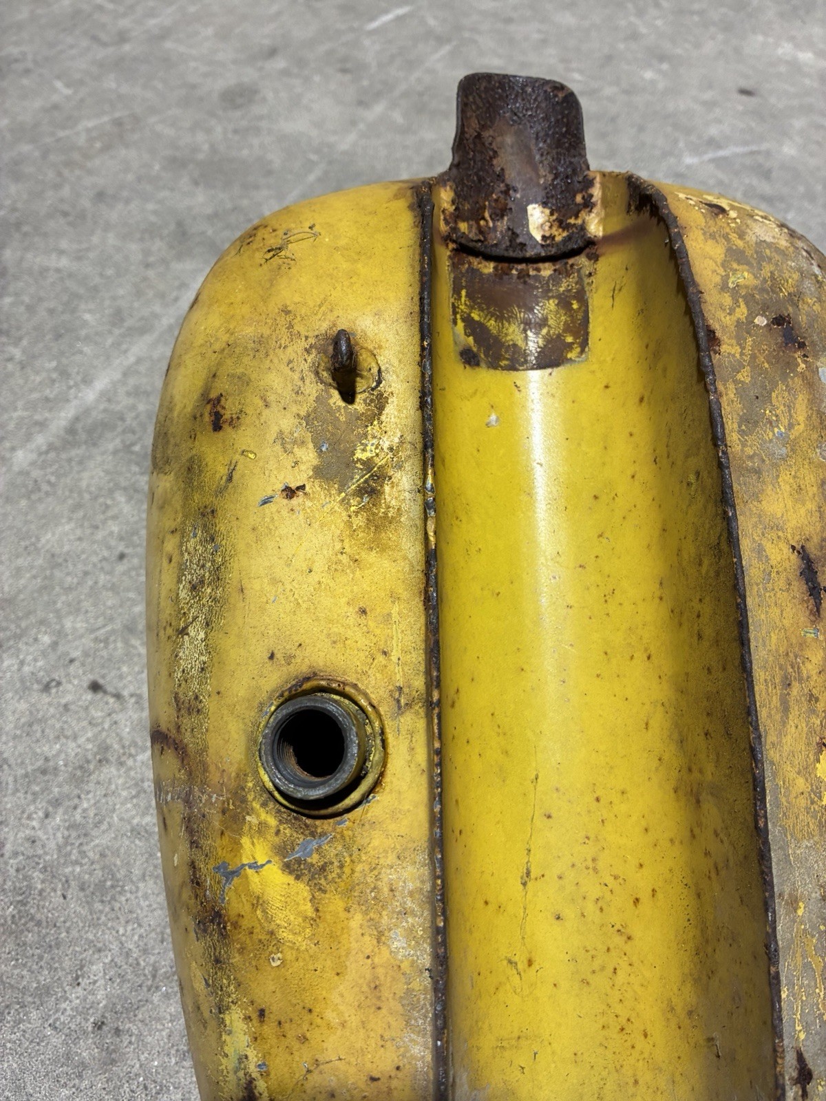 Vintage Wassell Chopper Frisco Old School Gas Fuel Tank 60s 70s Wall Art