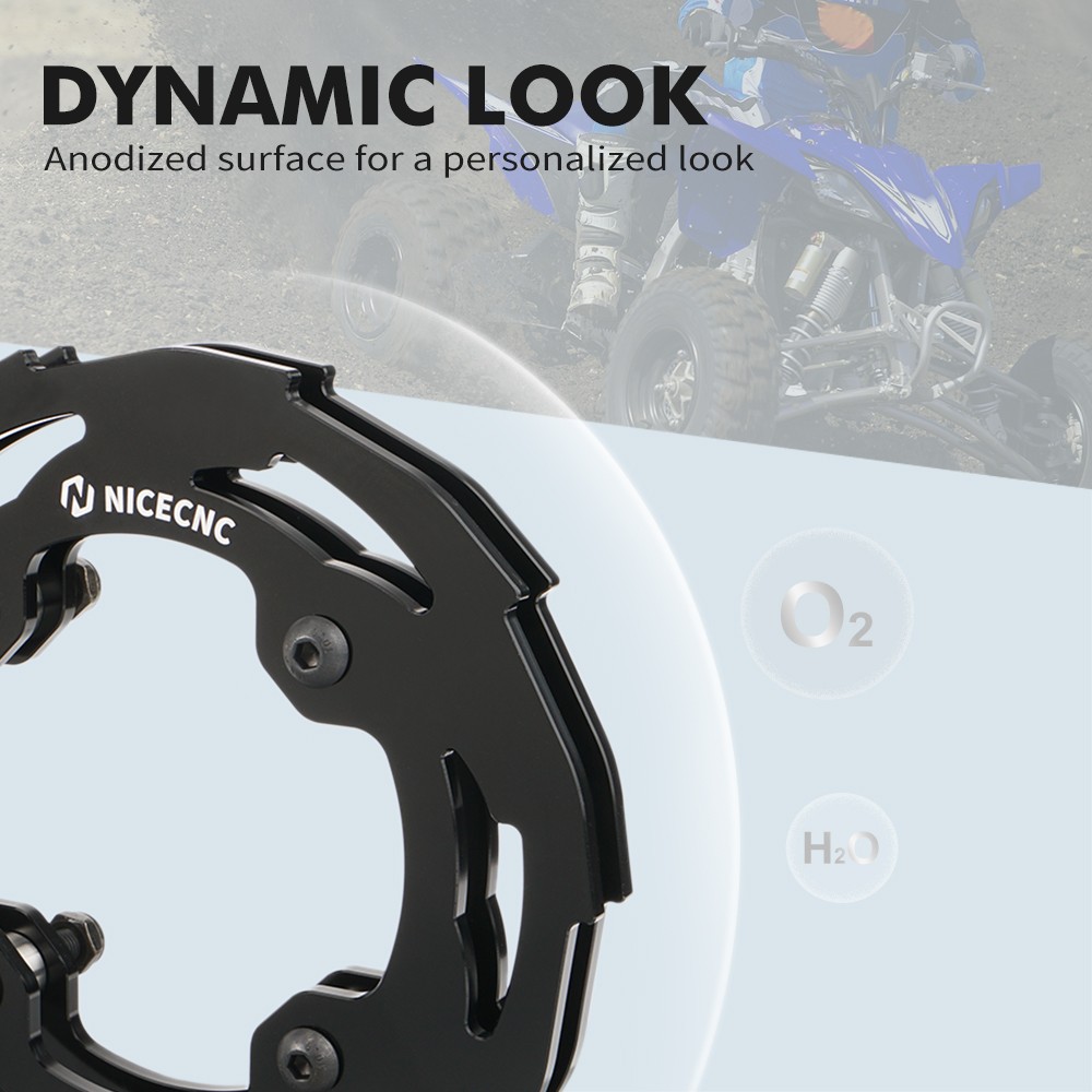 Dual Sprocket Cover Chain Guide Guards For YAMAHA YFZ450R / RSE 2009 2010-2025