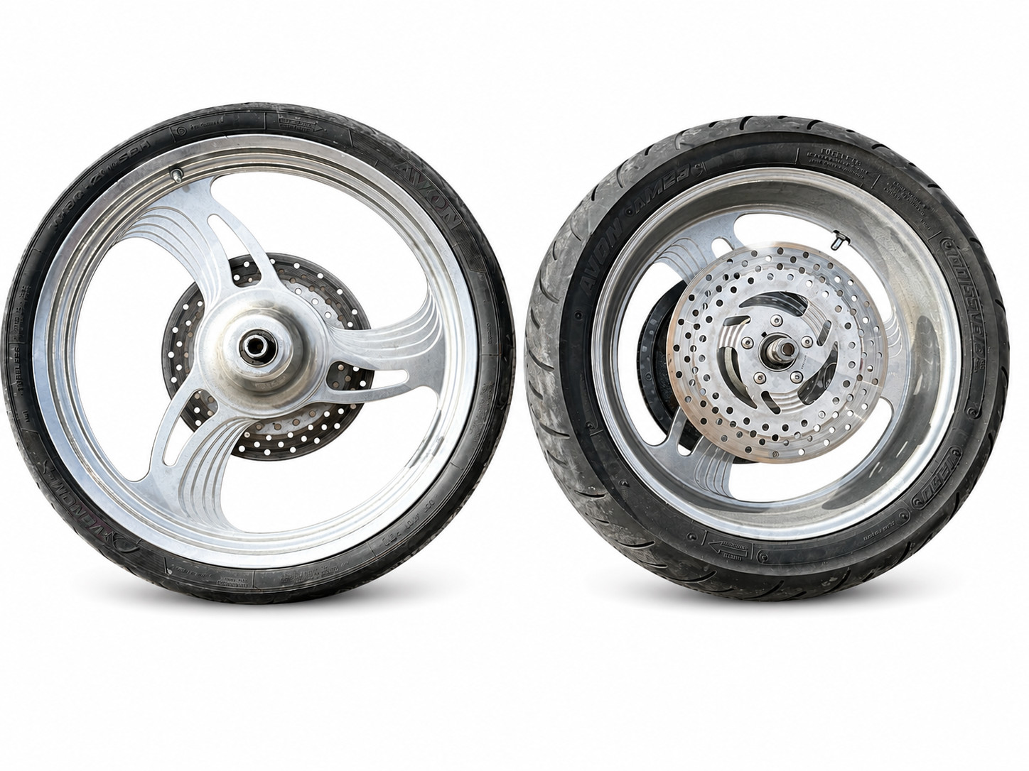 Integrity Machine Rare Vintage Custom Chopper Billet Wheel Rim Set 21×2.15 18×5.