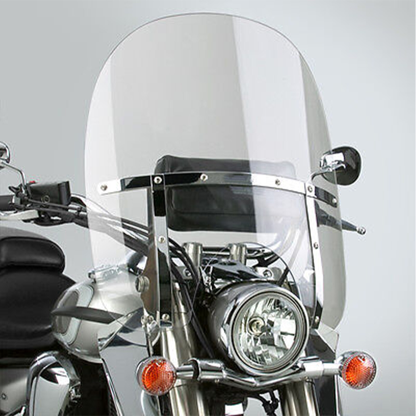 For Yamaha Road Star XV 1600 1700 Silverado 18″x16″ Clear Motorcycle Windscreen