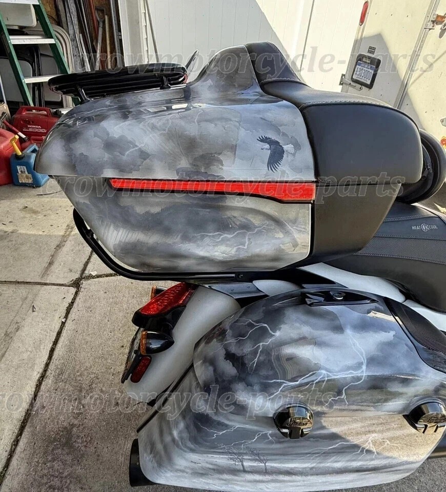 LED Rear Trunk Side Lights For Indian Roadmaster Classic /Limited / Dark Horse