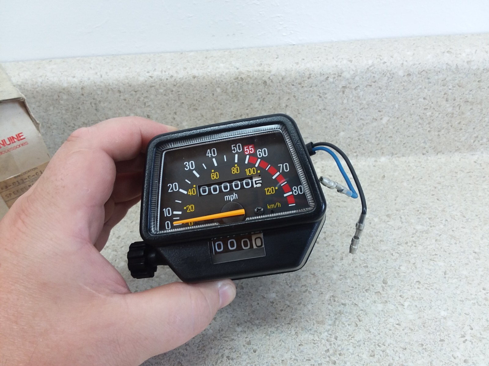 VTG NOS 1982-1989 Yamaha XT550 XT600 Speedometer Gauge Speedo # 5Y1-83570-A0-00