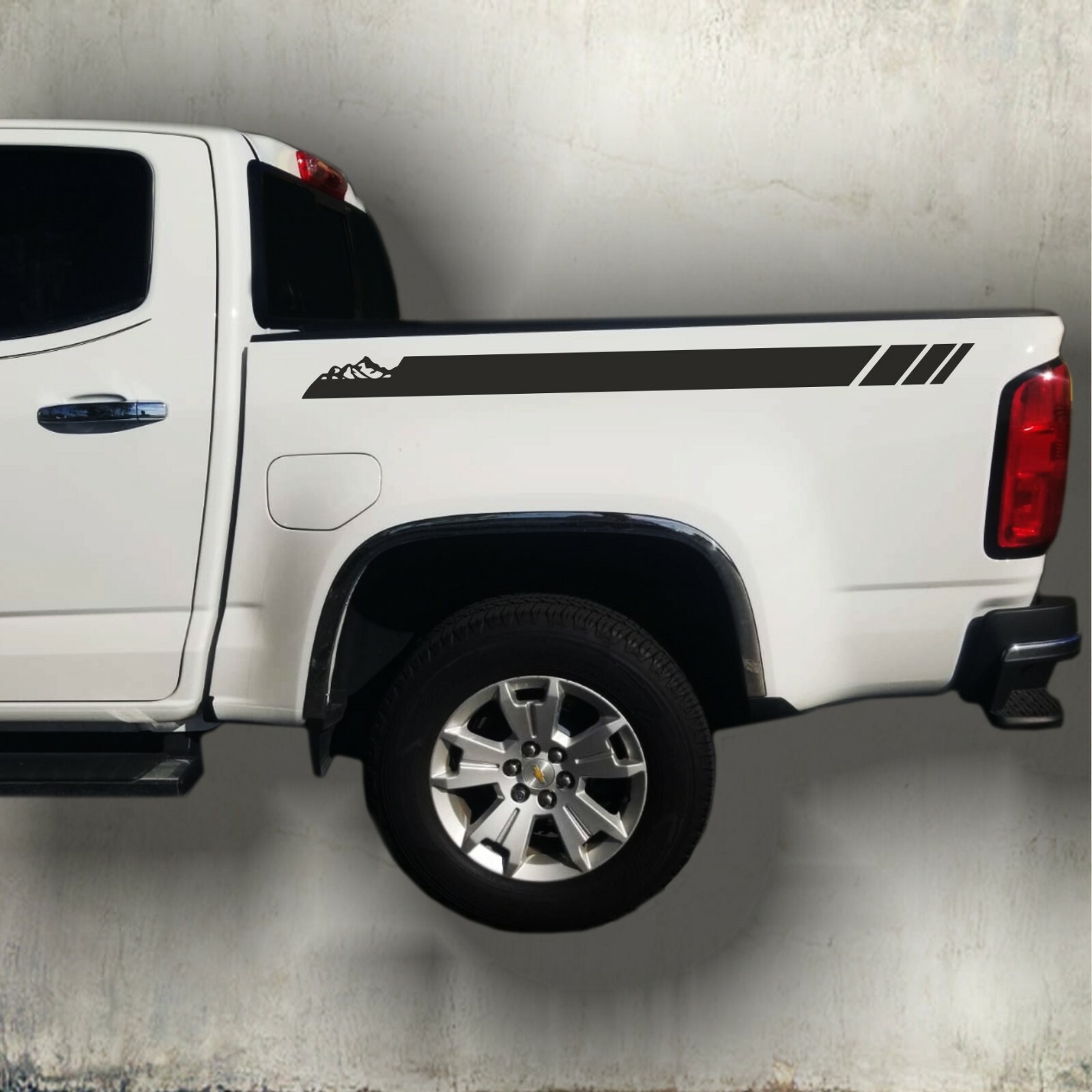 WRAP TRUCK STICKERS STRIPE bubbles cut design colors others (SET)