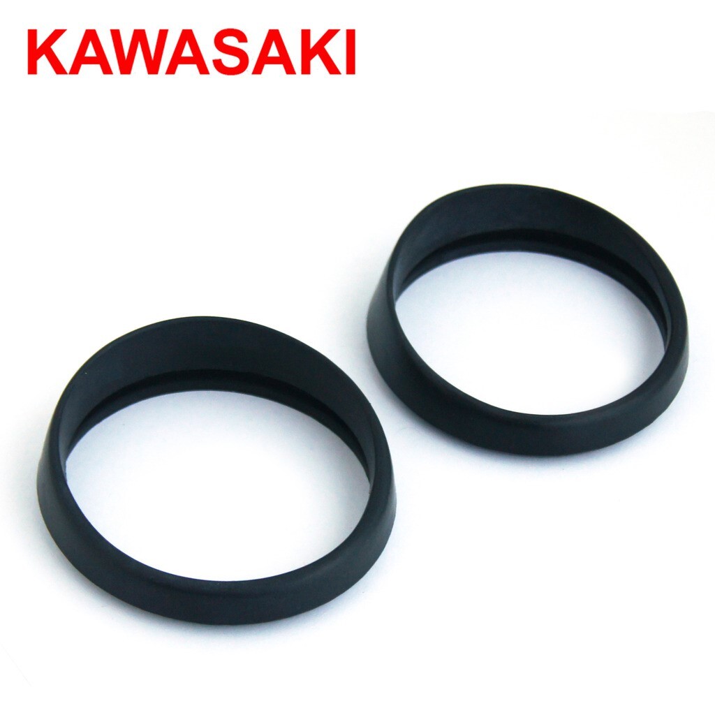 1972-73 Kawasaki H2 Speedometer Tachometer Speedo Rubber Meter Gauge Covers oem