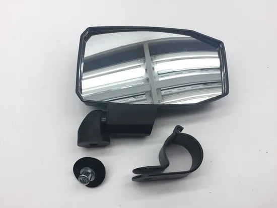 Quadboss 1.75in. Mount Side View Mirror Single Convex Fold-Away 6.5×8.6in 18041T