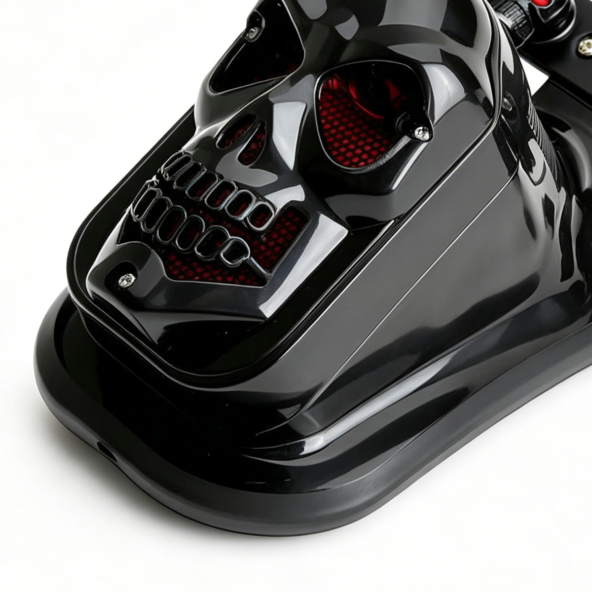 Skull Motorcycle Tail Brake Stop Light W/2 LED Turn Signal Lamp For Harley Honda