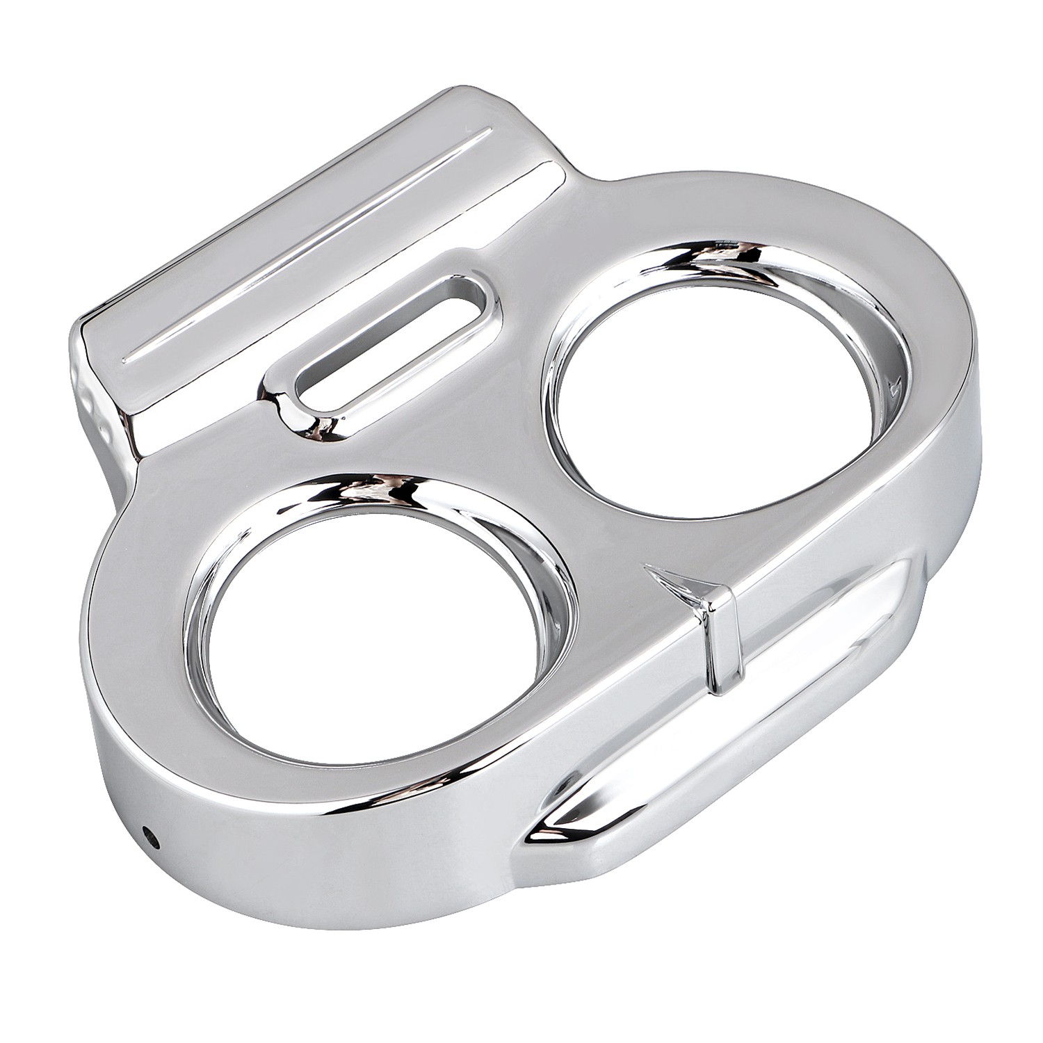 Chrome ABS Gauge Cover Nacelle Housing Fairing For Harley Road Glide 1998-2013