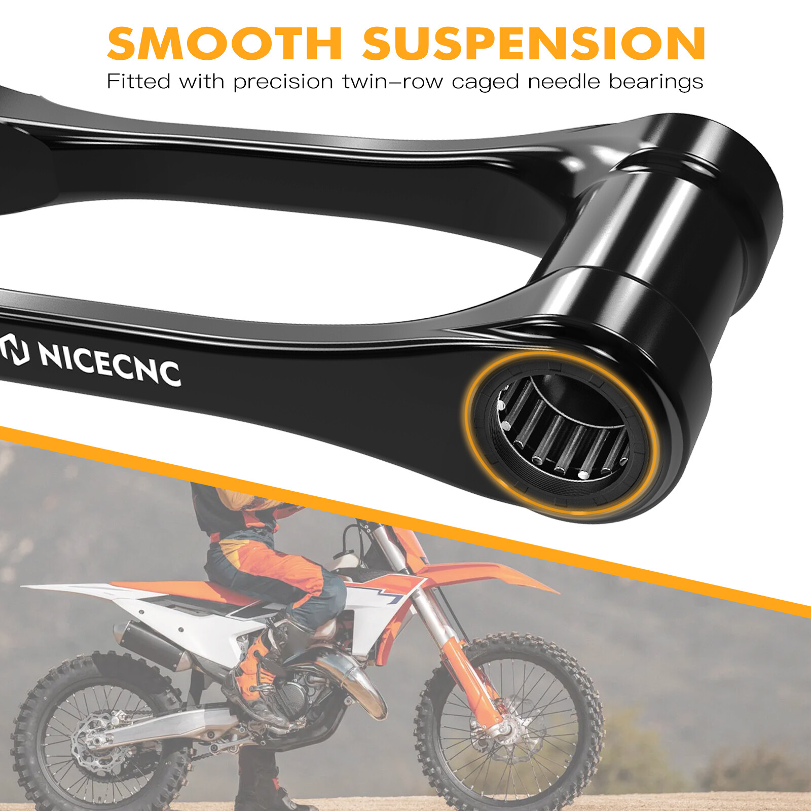 Rear Suspension Lowering Link For KTM 125 250 300 350 450 XC XCF SX SXF 2023-24