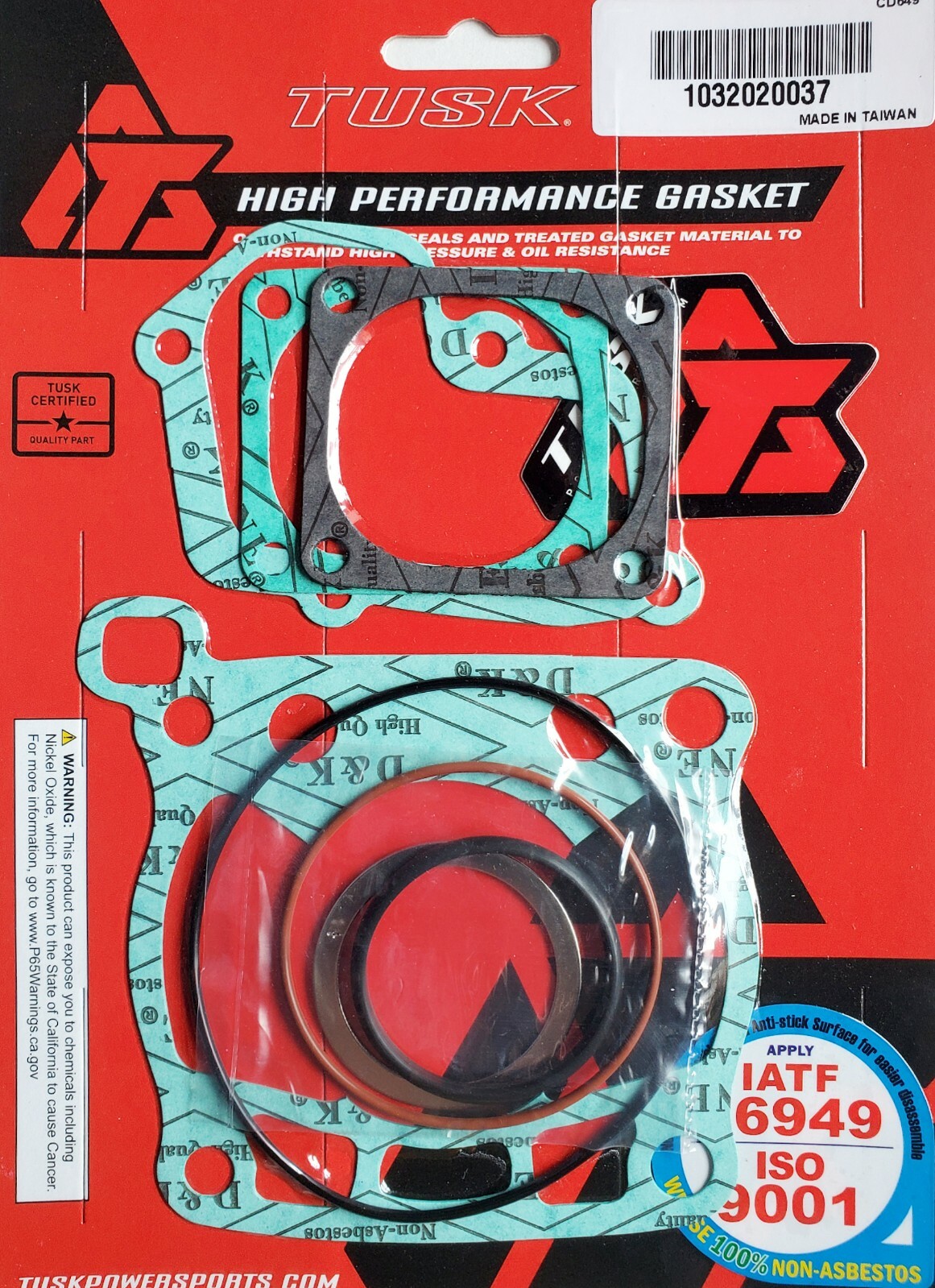 Tusk Top End Gasket Kit Set Suzuki Rm125 1992-1997 Head Base O-Rings T37