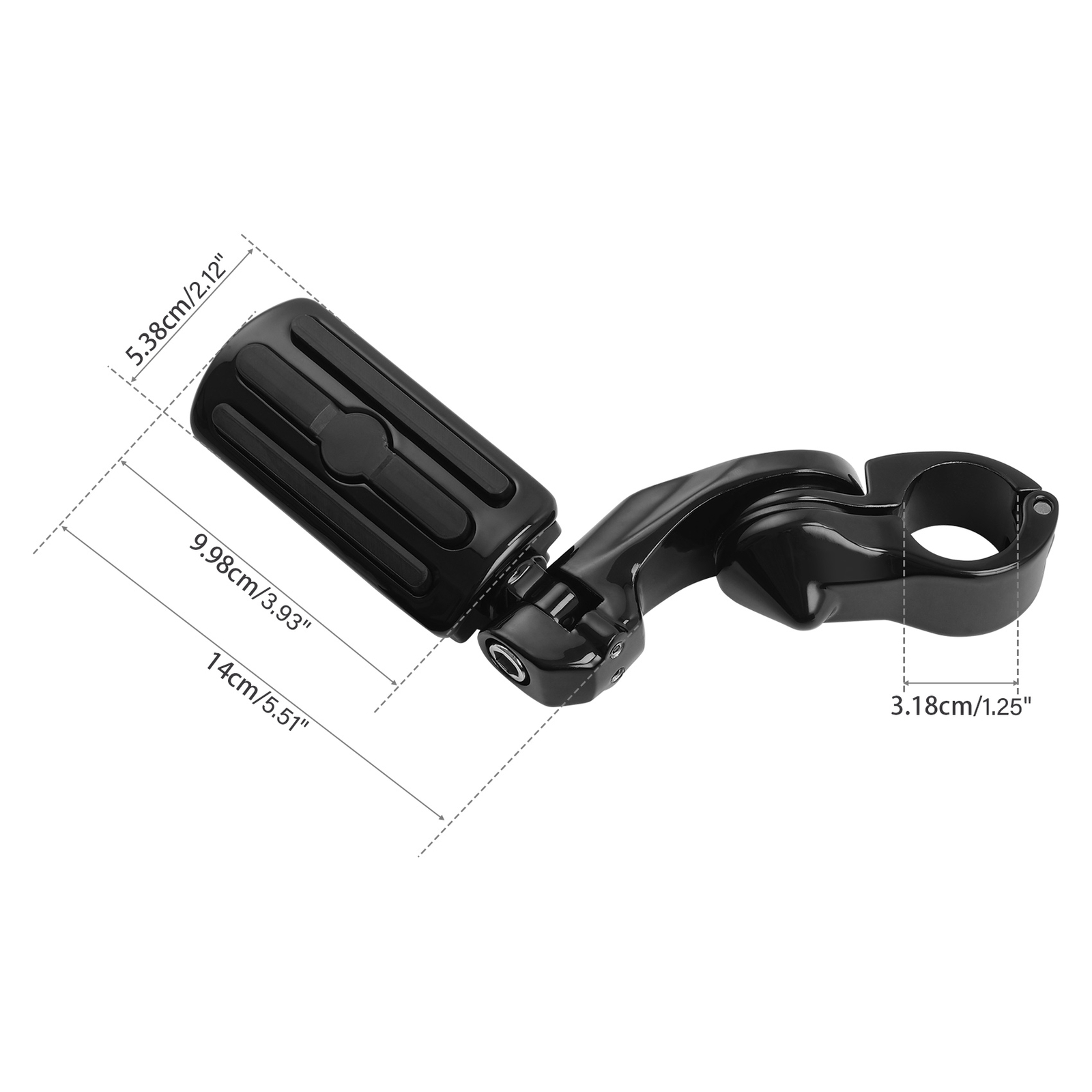 1.25″ 1 1/4″ Highway Foot Pegs Fit For Harley Touring Road King Street Glide US