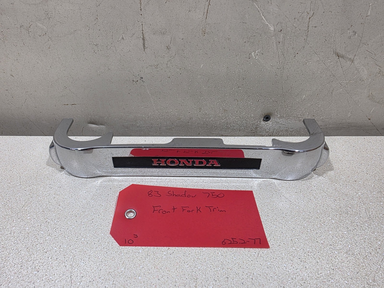 1983 Honda Shadow VT 750 C VT750 Front Fork Trim Cover Emblem #625.2-77