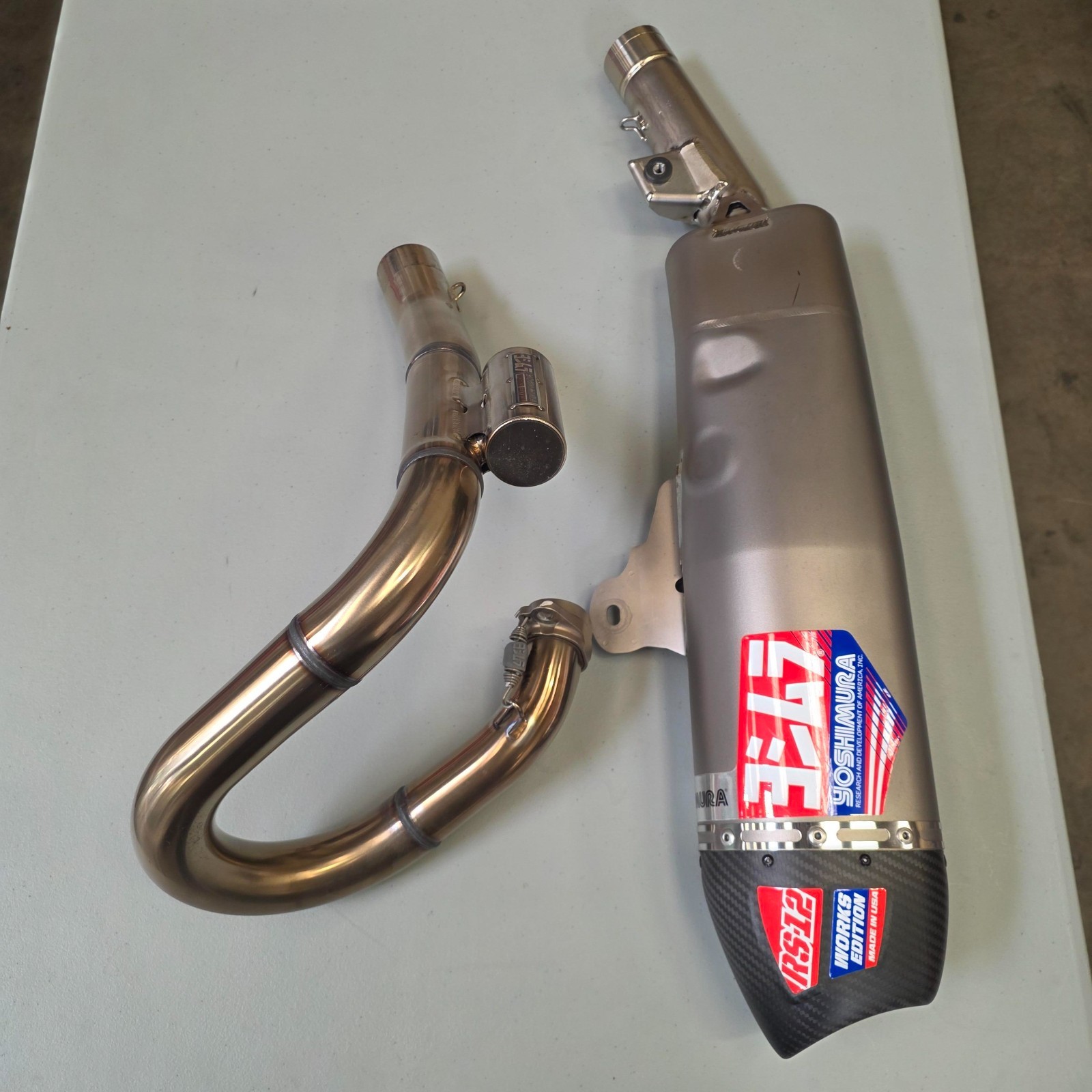 Yoshimura RS-12 Works Edition Full Exhaust Muffler Pipe OEM 2025 Honda CRF450RWE