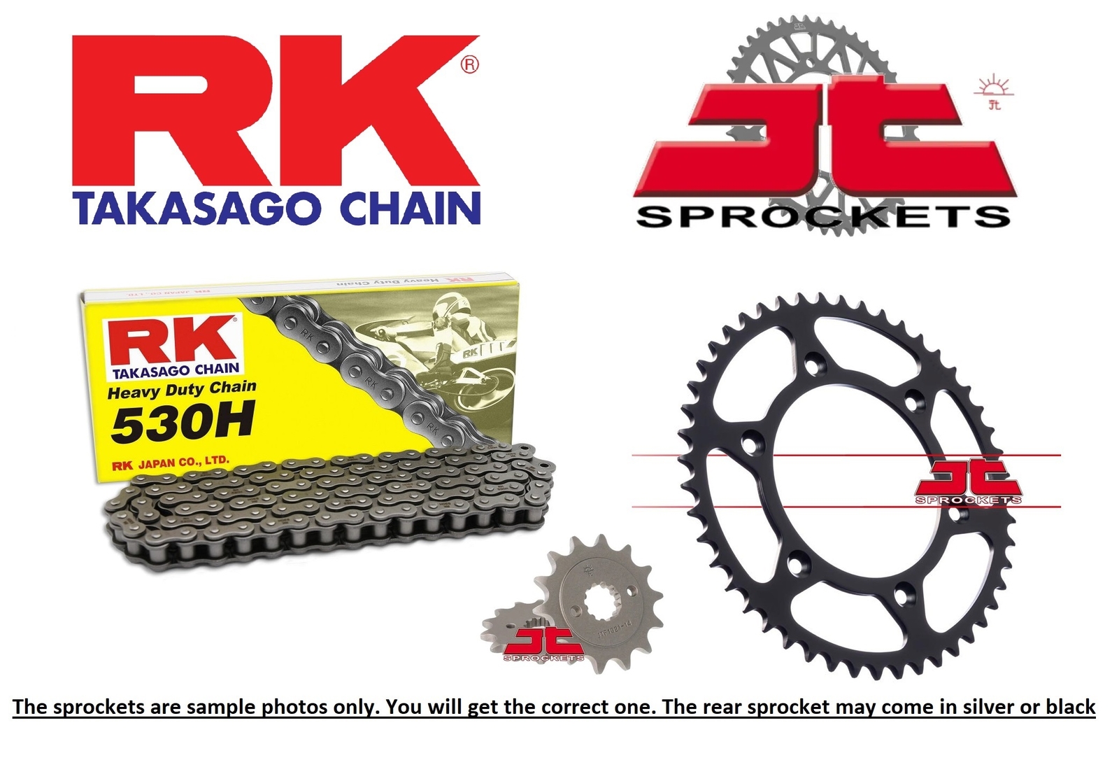 RK Chain and JT Sprockets For Suzuki GS550 L D,F,G 83-86