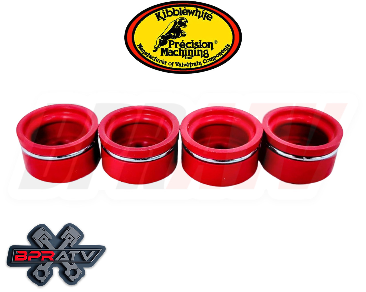 75-79 Honda GL1000 GL 1000 Gold Wing Kibblewhite RED Viton Valve Seals Set of 8