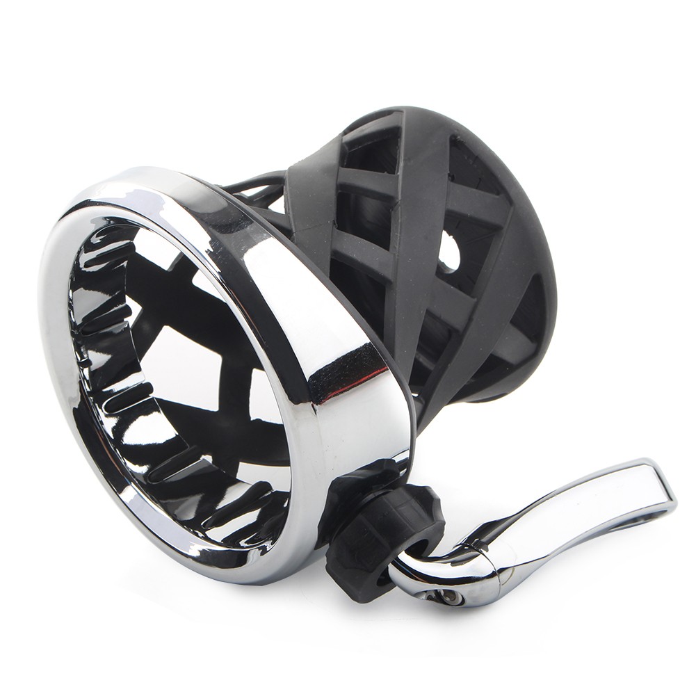 Universal Motorcycle Handlebar Cup Holder Chrome Drink Basket for Harley