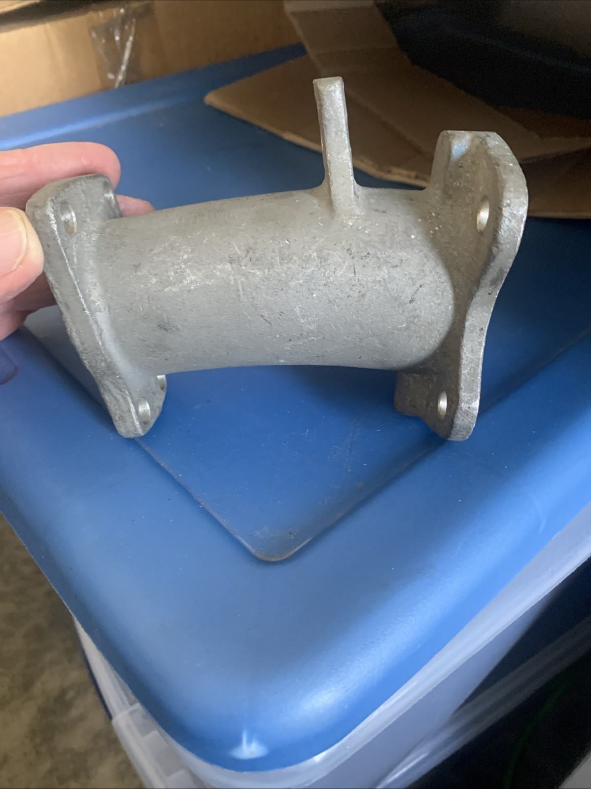 Harley Davidson Linkert No Name, To SU Carburetor Intake Manifold Panhead Fl El