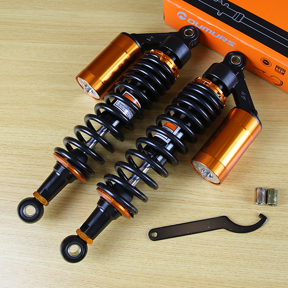 2X 13.5″ 343mm Rear Air Shocks Absorbers For Harley Touring Electra Street Glide