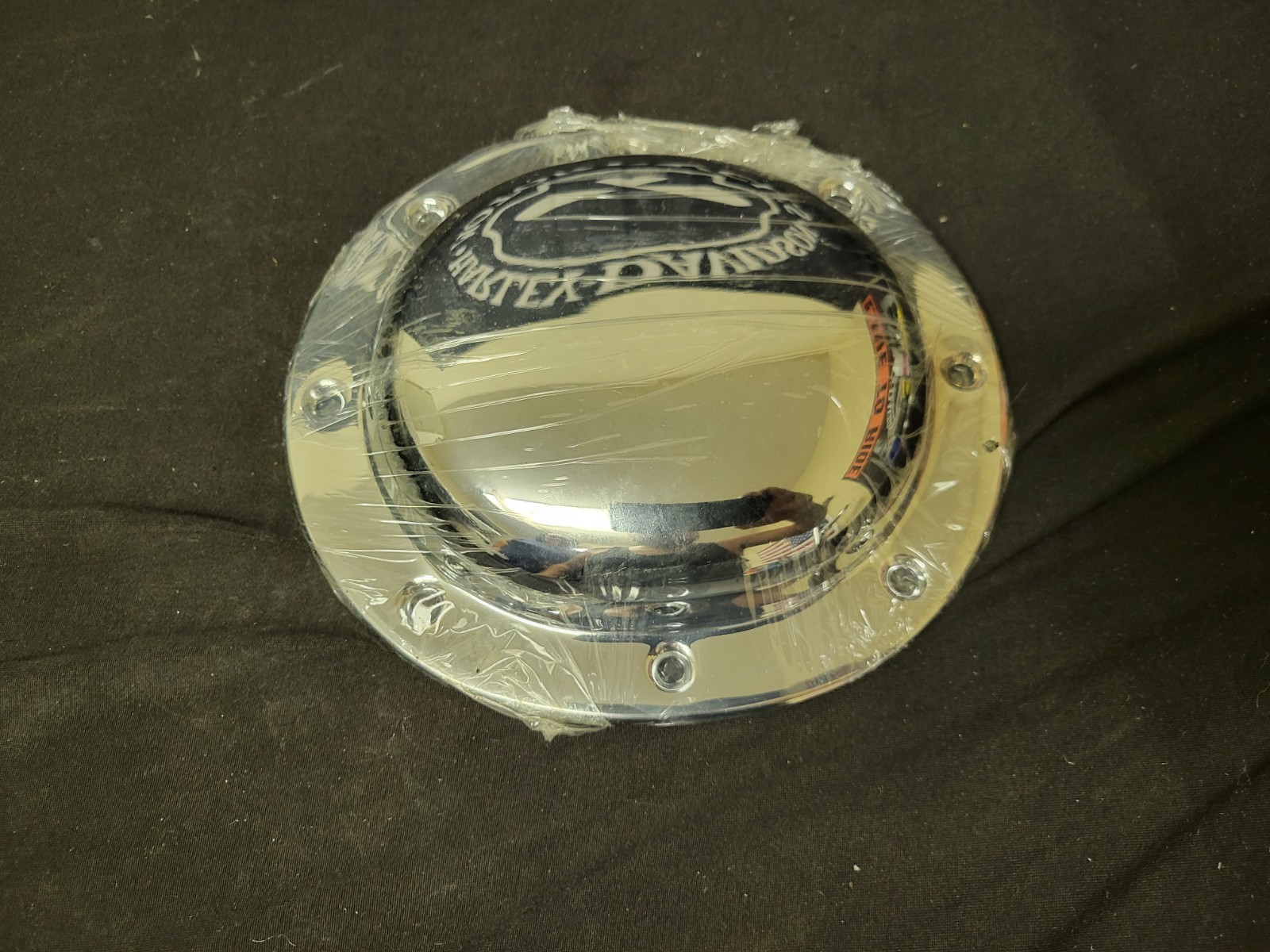 Harley-davidson Paughco Inner And Outer Black Primary With Chrome Derby Cover.