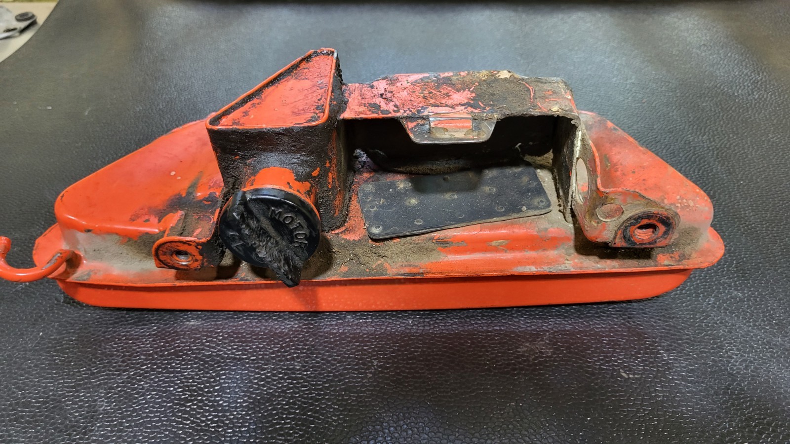 1974 1975 1976 Yamaha DT250 DT 250 Oil Tank Orange Oem 2 Stroke Reservoir Dt