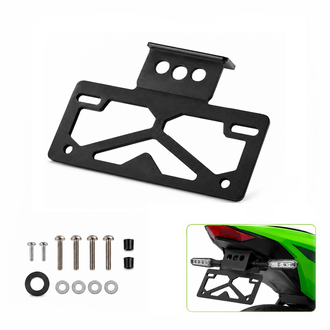 Tail Tidy Fender Eliminator Kit Bracket For Kawasaki Ninja 500 Z500 2024-2025