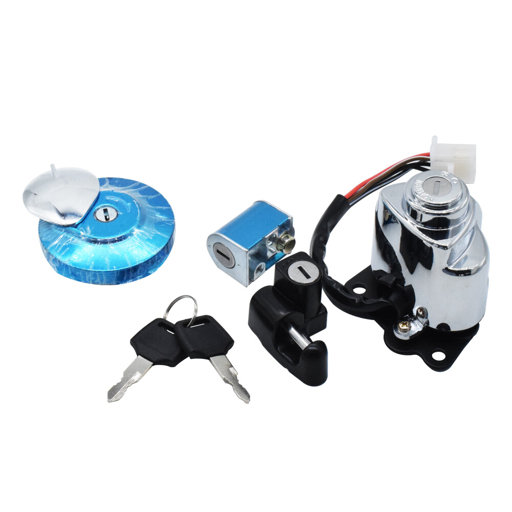 Ignition Switch Gas Cover Key Set For Honda Shadow ACE 750. Shadow VLX 600