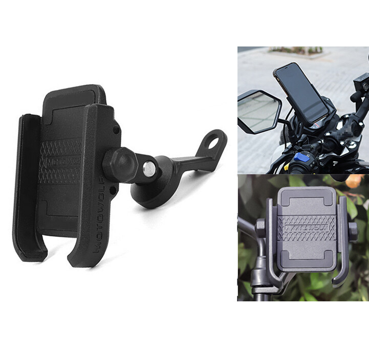 Universal Phone Holder Mirror Base Mount for Mobile Phone: 4-6.6 inches
