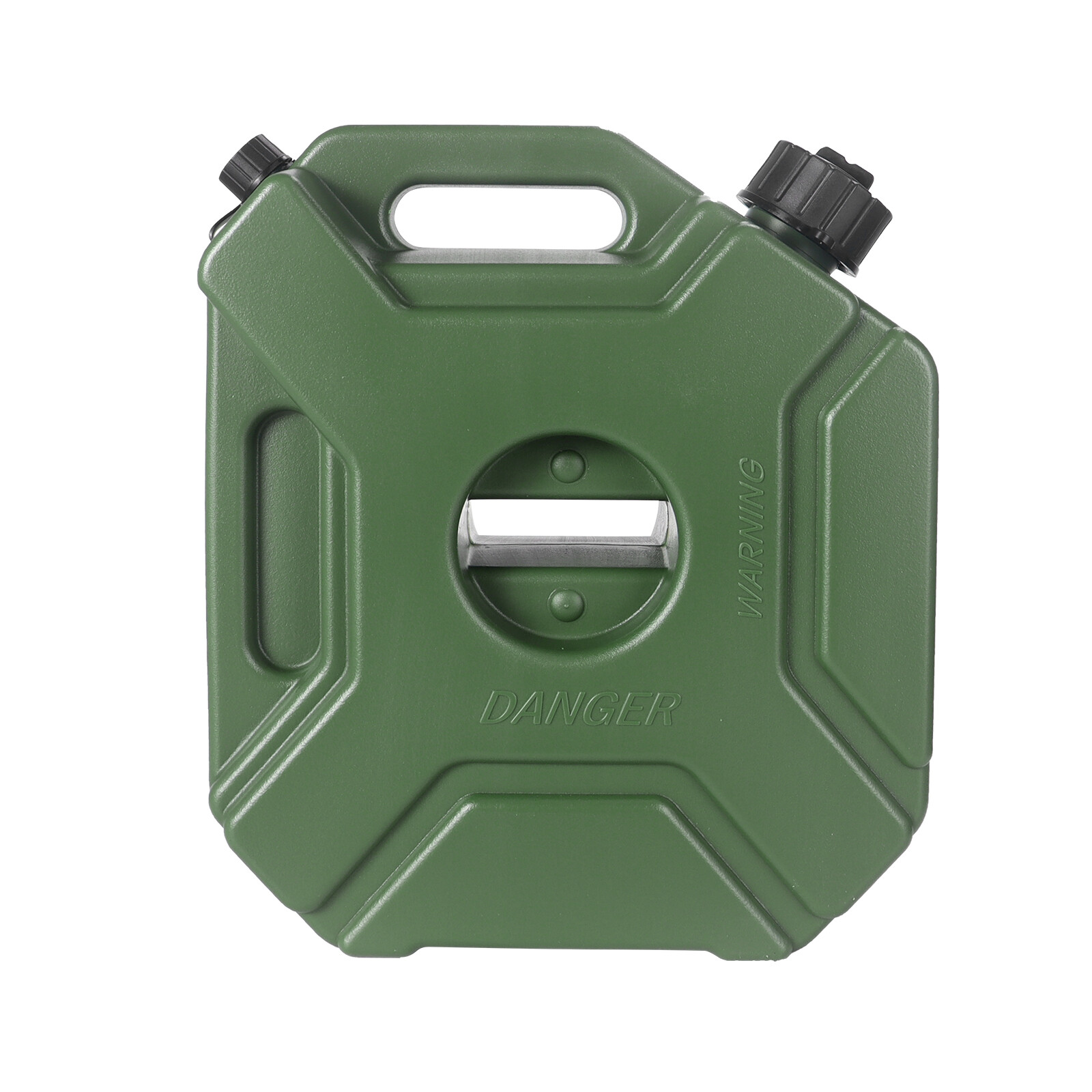 Green 1.3 Gallon Gas Can 5L Spare Oil Storage Fuel Tank For ATV UTV Motorcycle