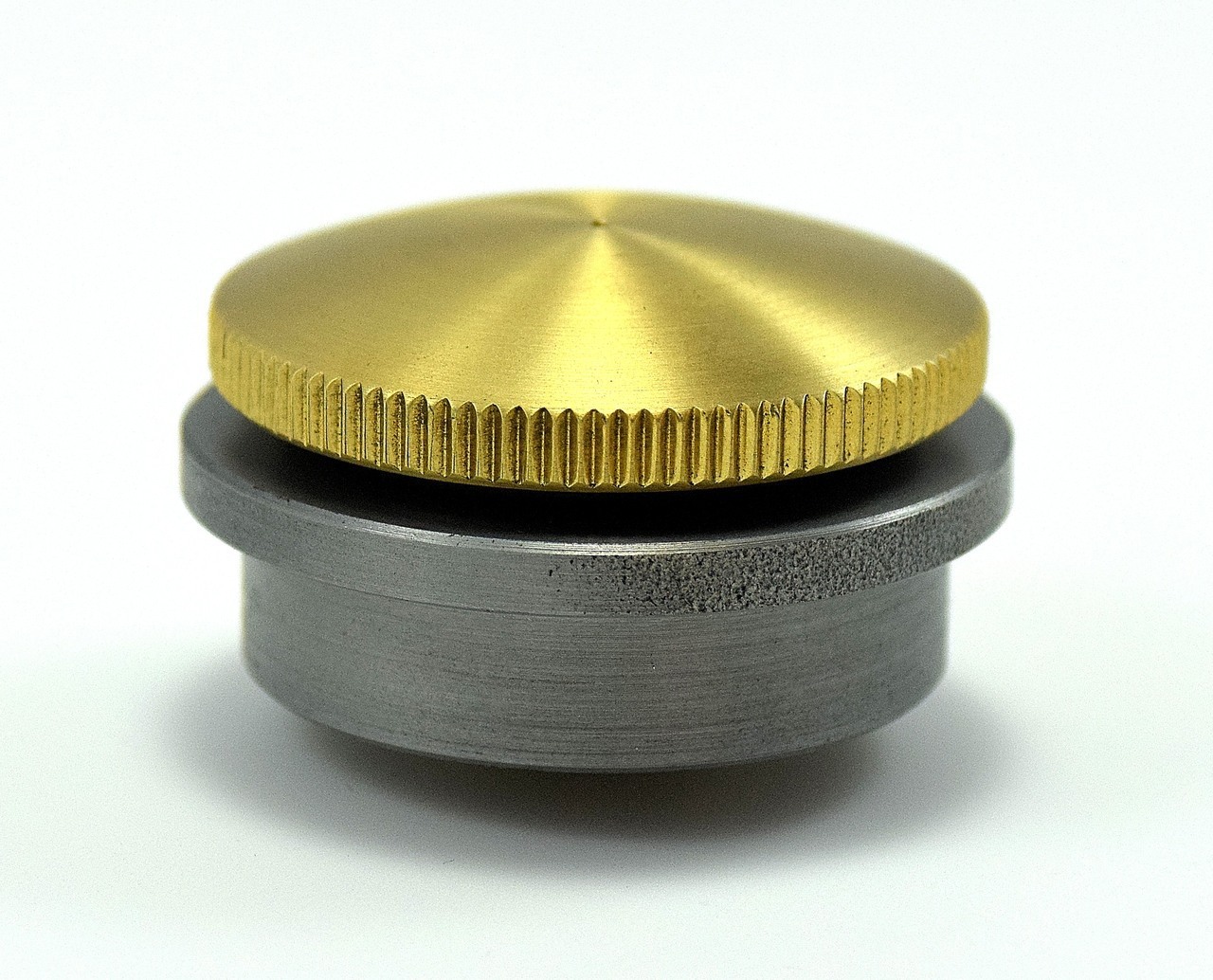 Weld in Brass Filler Cap with Mild Steel bung, chopper harley triumph