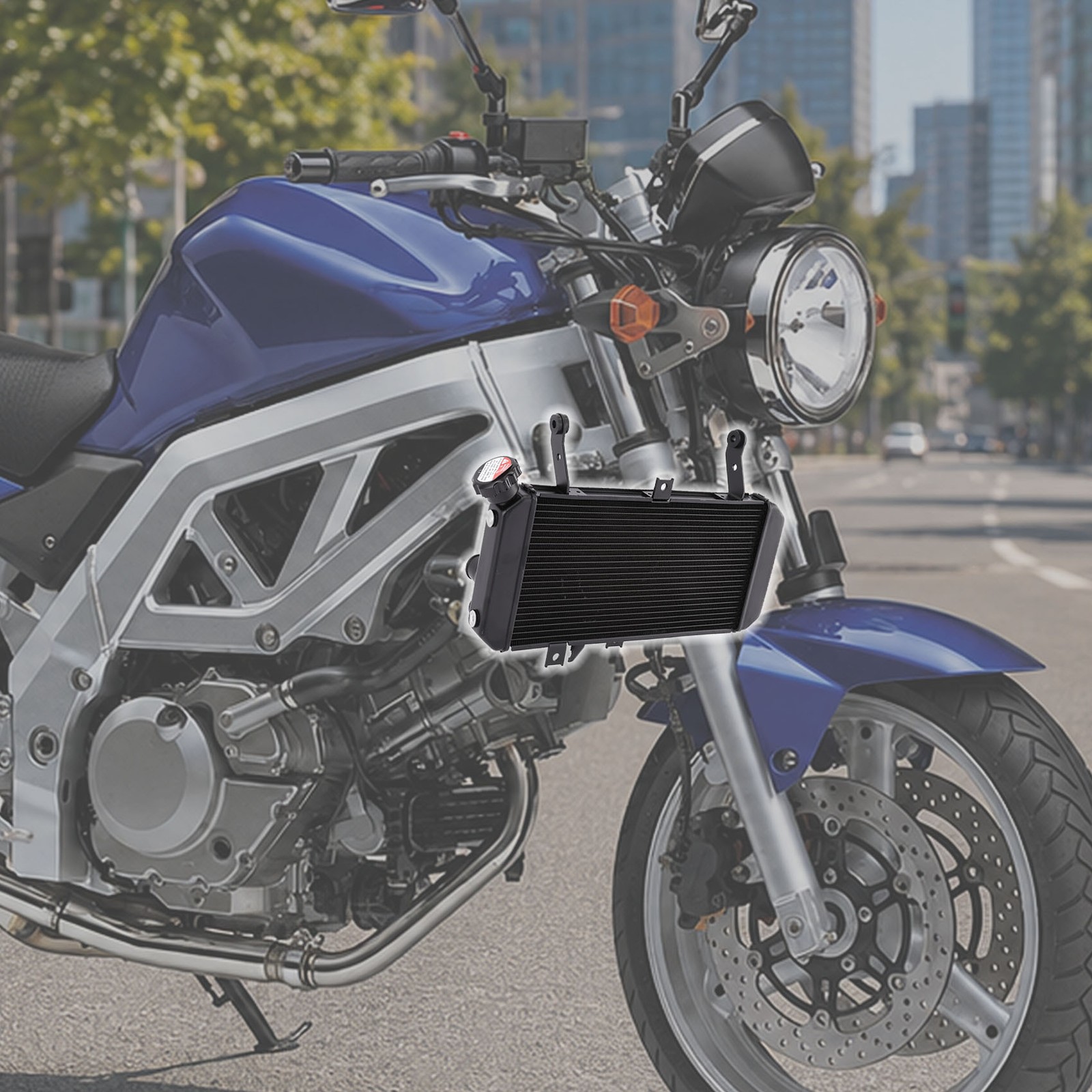 Radiator Cooler Cooling Fit For Suzuki SV650S SV650 SV650A SV650SA 2005-2012