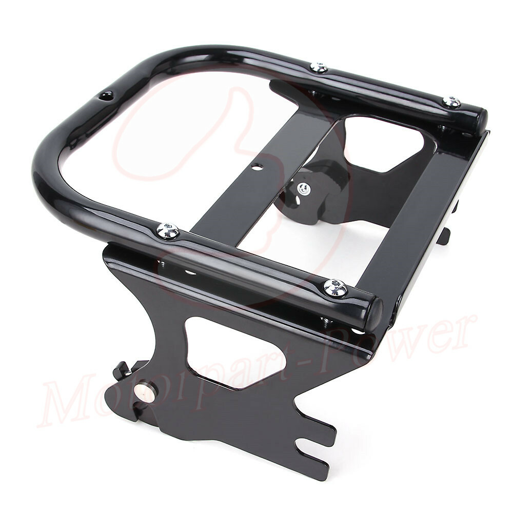 Detachable Two-up 2-Up Tour Pak Pack Mount Luggage Rack For Harley Touring 97-08