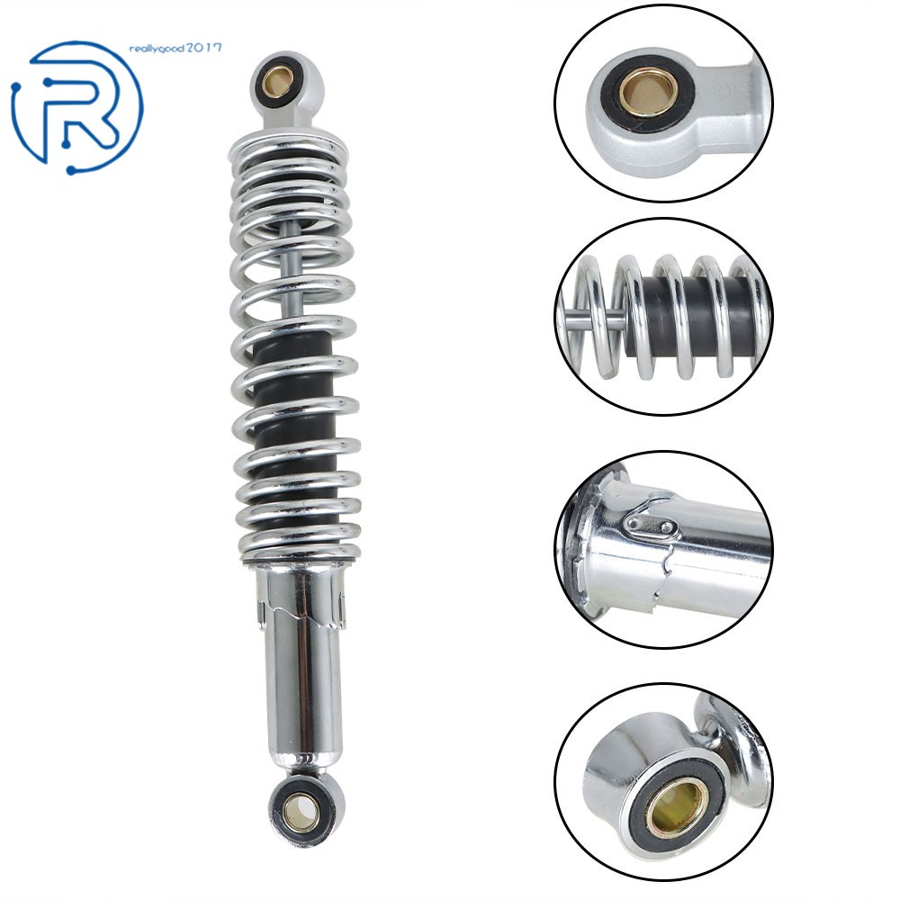 Pair 320mm Chrome Rear Shocks Absorber For Sportster XL883 1200 72 48 1979-2012
