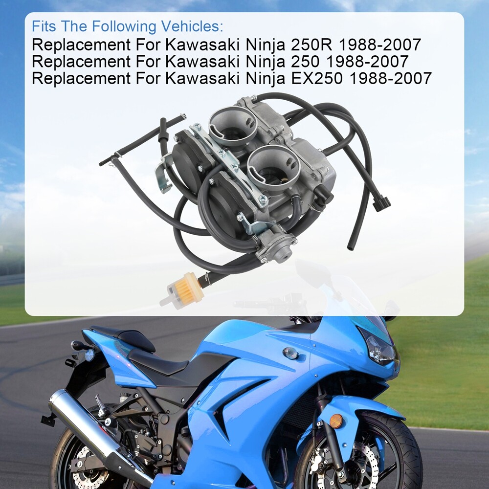 Carburetor FIT Kawasaki Ninja 250R 250 EX250 1988-2007 15003-1602 15001-1433