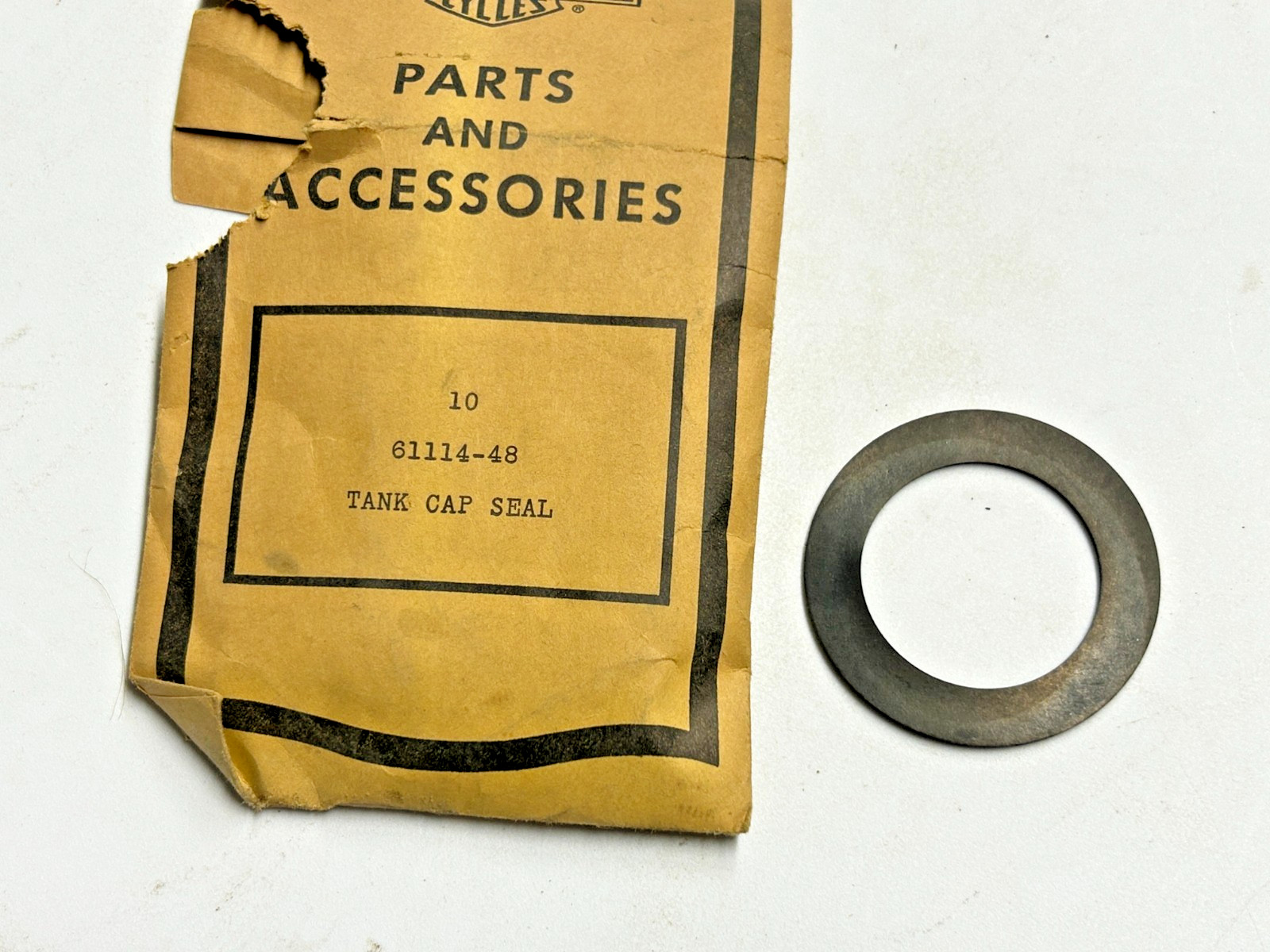 OEM H-D TANK CAP SEAL, RUBBER – 61114-48
