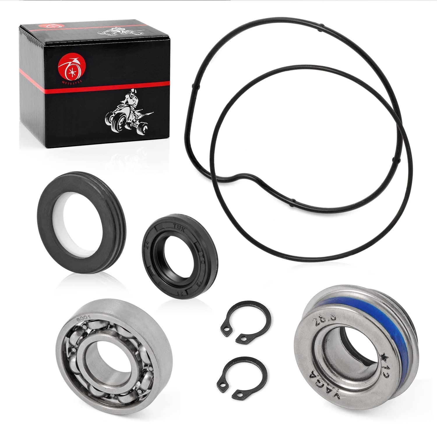Water Pump Seal Rebuild Kit with Bearing & O-Ring for Yamaha Raptor 660 2001-200
