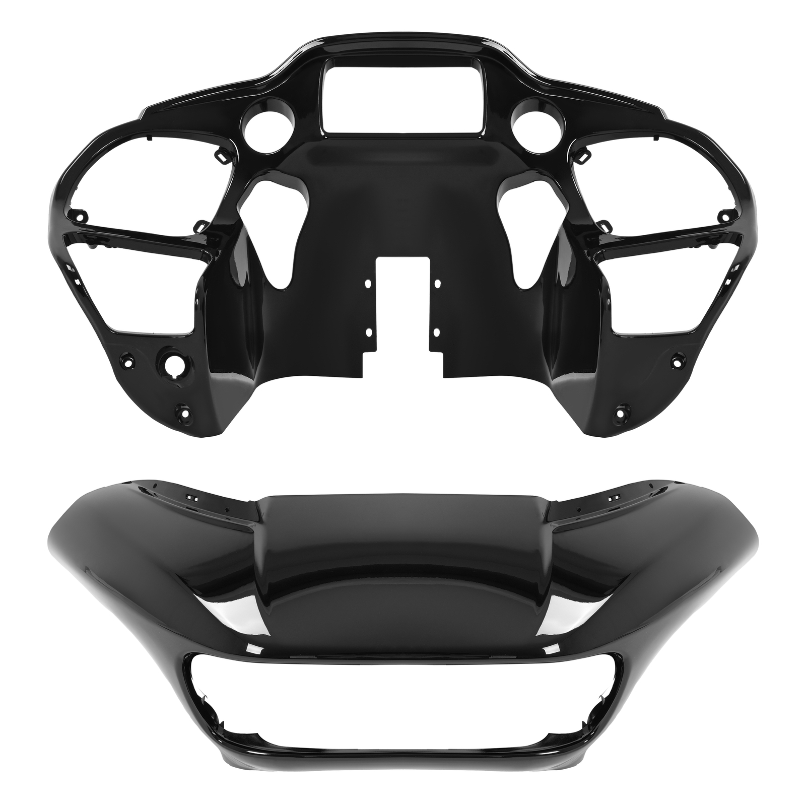 Fit For Harley Touring Road Glide FLTR 2015-Up Vivid Black Inner & Outer Fairing
