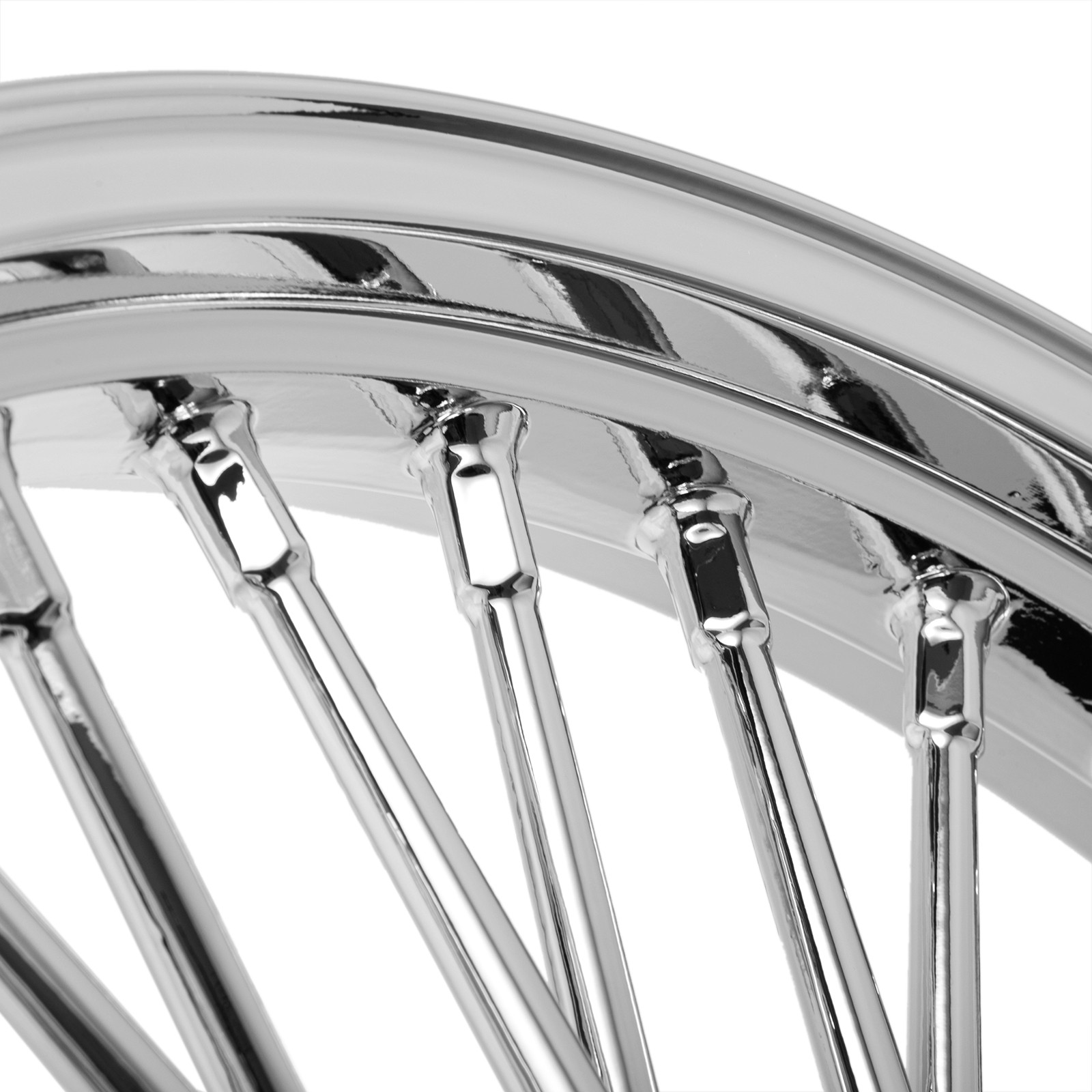 For Harley Heritage Softail Classic 21×2.15 18×5.5 Fat Spoke Wheels Night Train