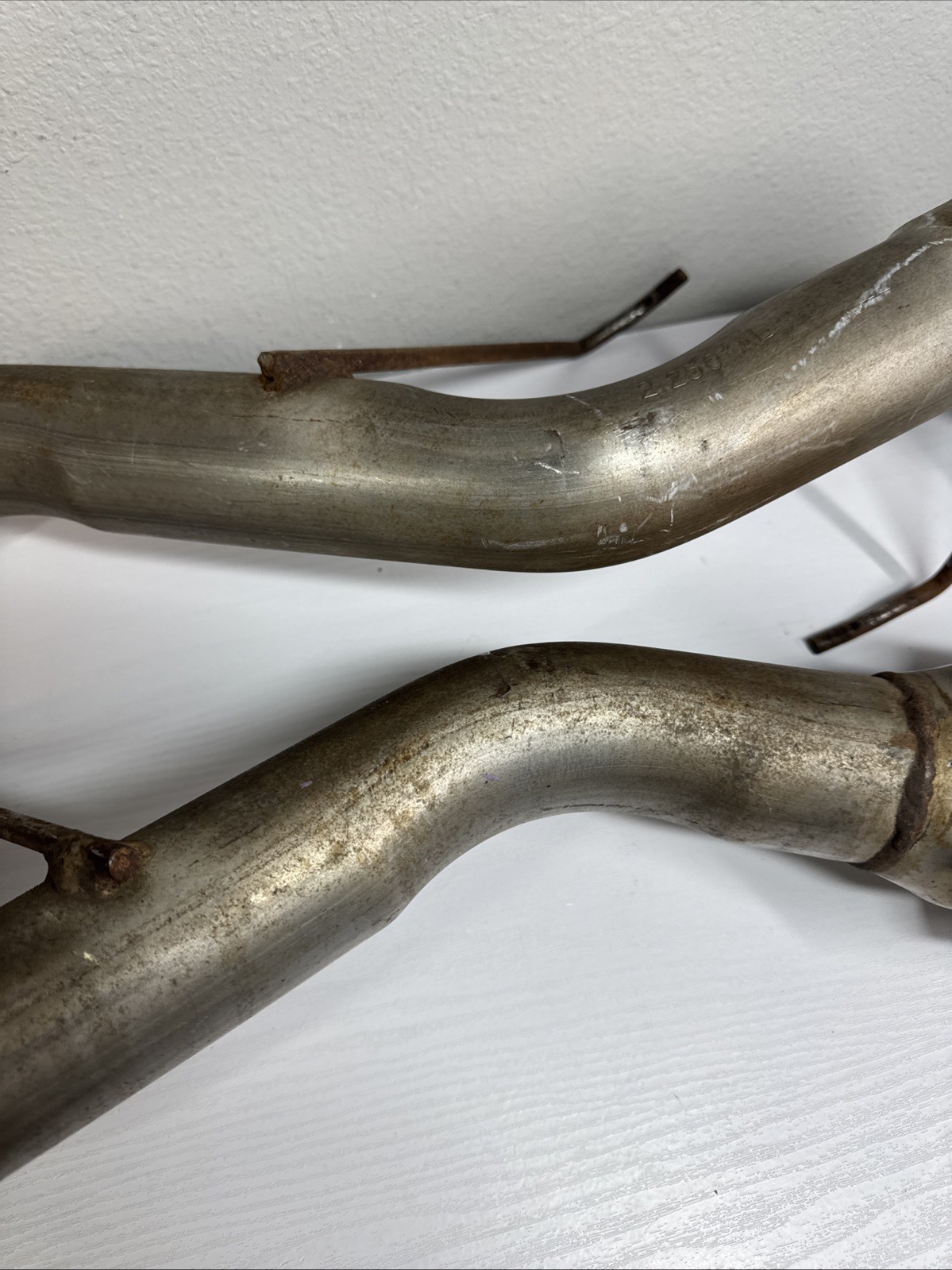 Unknown Brand Muffler Exhaust Set Of 2 – Made In Canada – 2.250” Aluminum -READ!