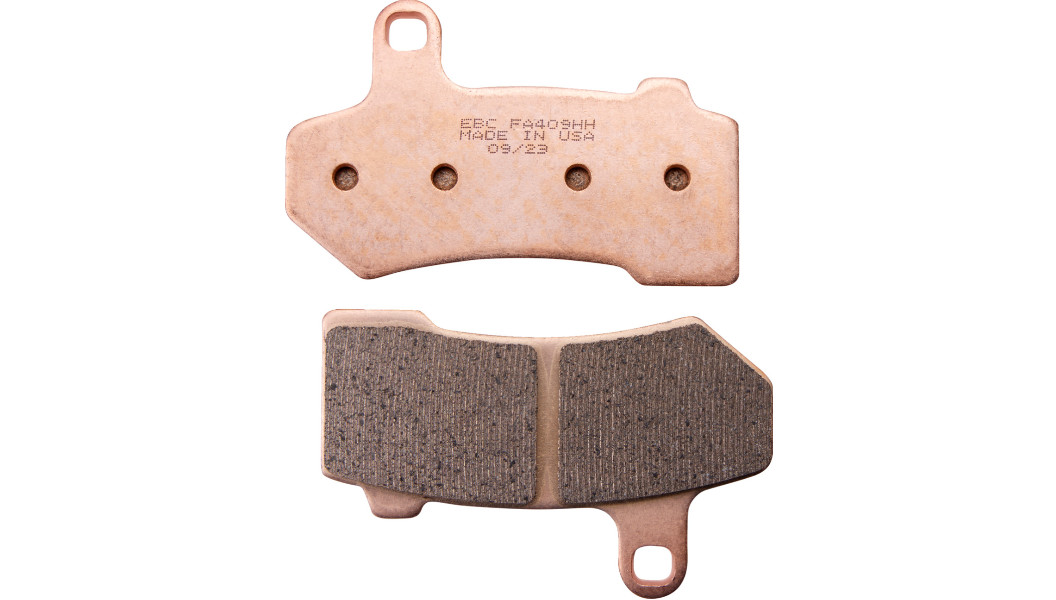 (TWO SETS) EBC FA409HH Double-H Sintered Brake Pads Front Harley Davidson