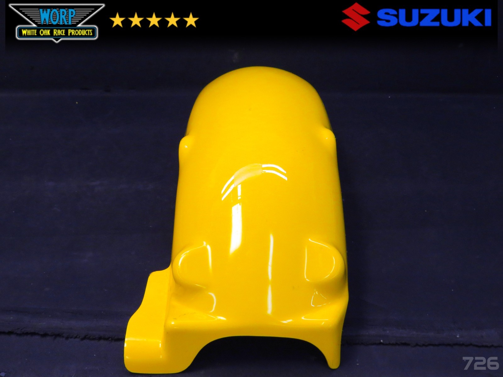 1980 SUZUKI RM250 RM125 DC PLASTICS REAR FENDER MUD SPLASH GUARD – B
